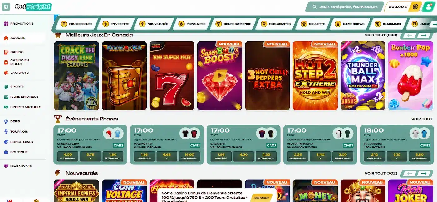 Betalright bukmacher online